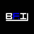 BFI letter logo creative design with vector graphic, BFI Royalty Free Stock Photo
