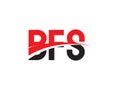 BFS Letter Initial Logo Design Vector Illustration Royalty Free Stock Photo