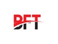BFT Letter Initial Logo Design Vector Illustration Royalty Free Stock Photo