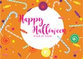 Happy hallowwen wish Royalty Free Stock Photo