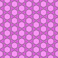 Seamless Illustrated Abstract Pink Cells Background
