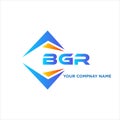 BGR abstract technology logo design on white background. BGR creative i Royalty Free Stock Photo