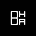 BHA letter logo creative design with vector graphic, BHA Royalty Free Stock Photo