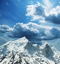 Bhagirathi peak Royalty Free Stock Photo