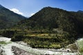 Bhagirathi River at Gangotri, Uttarkashi District, Uttarakhand, Royalty Free Stock Photo