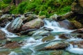 Bhagsu waterfall. Bhagsu, Himachal Pradesh, India Royalty Free Stock Photo