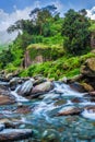 Bhagsu waterfall. Bhagsu, Himachal Pradesh, India Royalty Free Stock Photo