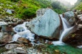 Bhagsu waterfall. Bhagsu, Himachal Pradesh, India Royalty Free Stock Photo