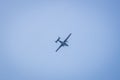 Bhairahawa, Nepal - May 19 2020: PZL M28 Skytruck STOL Aircraft belonging to Nepal Army takes off from Bhairahawa Airport after