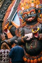 Bhairav Hindu God Royalty Free Stock Photo