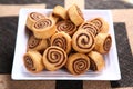 Bhakarwadi, Crispy fried dough spirals, Pinwheel cookies