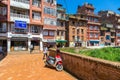 Street in Bhaktapur, ancient Newar city in the Kathmandu Valley.