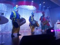 Bhangra Dancers performing on stage