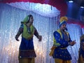 Bhangra Dancers performing on stage