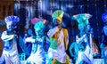 Punjabi male artist performing bhangra dance