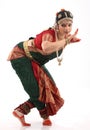 Bharatanatyam dance by the woman Royalty Free Stock Photo