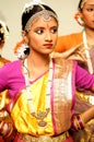 Bharatnatyam classical dancer Royalty Free Stock Photo