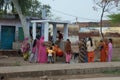 Women using a water source in Bharatpur.