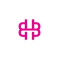 BHB Logo. Letter B and B logo vector Royalty Free Stock Photo