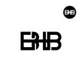 BHB Logo Letter Monogram Design Royalty Free Stock Photo