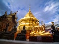 The Bhddha Statues Sitting