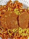 Bhel Puri close up Royalty Free Stock Photo