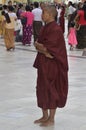 Bhikkhu or monk Royalty Free Stock Photo