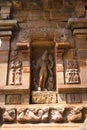 Bhikshatana-murti, southern niche of the central shrine, Brihadisvara Temple, Gangaikondacholapuram, Tamil Nadu