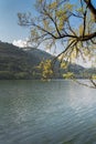 Bhimtal Lake near Nainital in Uttarakhand India Royalty Free Stock Photo