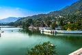 The city known for the lake named Bhimtal Royalty Free Stock Photo