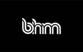 BHM Creative Unique Modern Letter Logo Design Royalty Free Stock Photo