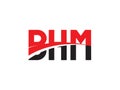BHM Letter Initial Logo Design Vector Illustration Royalty Free Stock Photo