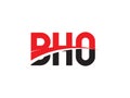 BHO Letter Initial Logo Design Vector Illustration Royalty Free Stock Photo