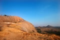 Bhongir Fort on monolyth rock, Telengana Royalty Free Stock Photo