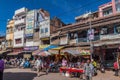 BHOPAL, INDIA - FEBRUARY 5, 2017: View of a street in Bhopal, Madhya Pradesh state, Ind