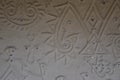 Antique designer clay wall made by tribes at Manav Sangrahalaya Museum, Bhopal Royalty Free Stock Photo