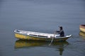 Sailor sailing in Upper Lake, Bhopal