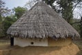 Tribal hut at Manav Sangrahalaya Museum Bhopal Royalty Free Stock Photo