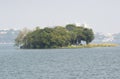 Bhopal Upper Lake or Bada Talab with Island Royalty Free Stock Photo