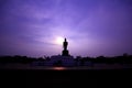 Bhudda in thailand twilight Royalty Free Stock Photo