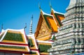 Bhuddhist colorful temple roof