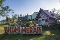 Bhumi Merapi theme park - Yogyakarta, 23 August 2020 Royalty Free Stock Photo
