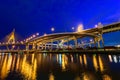 The Bhumibol Bridge also known as the Industrial Ring Road Bridg