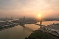 Bhumibol Bridge also known as the Industrial Ring Road Bridge is