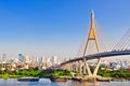 bhumibol bridge , bangkok, thailand