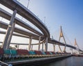 Bhumibol Bridge, Bangkok, Thailand Royalty Free Stock Photo