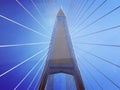 Bhumibol bridge bangkok Thailand Royalty Free Stock Photo