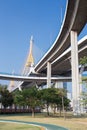 Bhumibol Bridge, Bangkok, Thailand Royalty Free Stock Photo