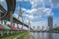 Bhumibol Bridge Royalty Free Stock Photo