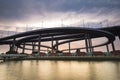 Bhumibol Bridge, Thailand Royalty Free Stock Photo